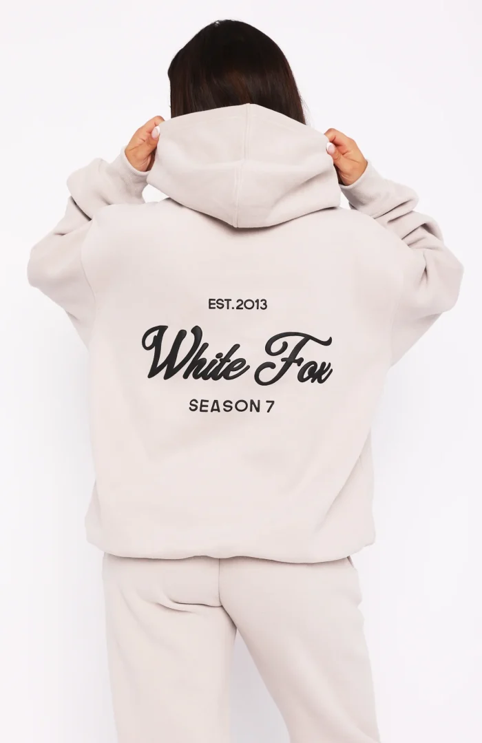 White Fox Tracksuit Beige