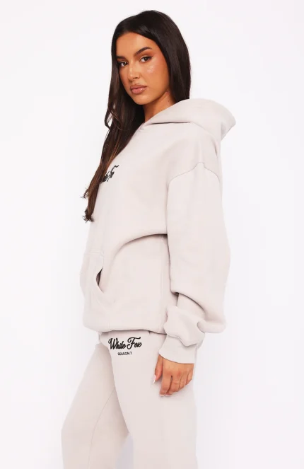 White Fox Tracksuit Beige