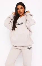 White Fox Tracksuit Beige