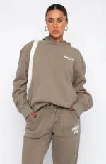 White Fox Offstage Tracksuit Brown