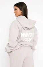 White Fox Offstage Hoodie Moon beige