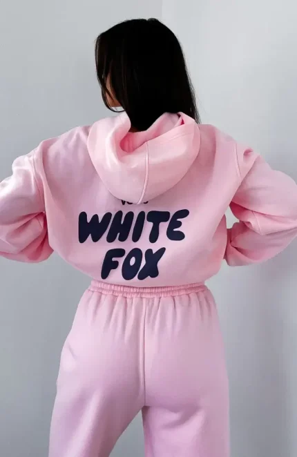 White Fox Off Stage Hoodie Posy Pink