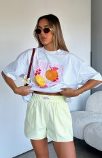 White Fox Nothing But Love Shorts Lemon