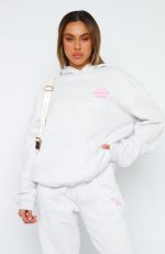 White Fox Comfort Club Oversized Jumper Mist